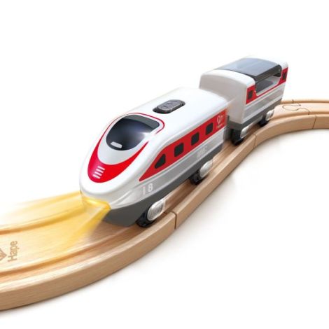 Tren Hape Intercity Motorizat cu Lumini - imagine 4