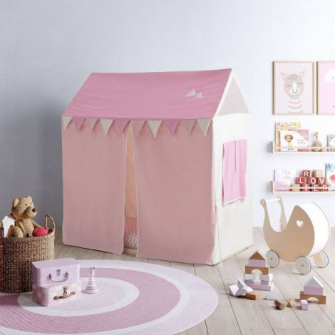 Casuta Tipi House Pink Micuna cu LED si Lenjerie - imagine 4