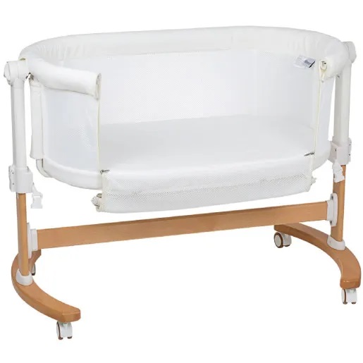 Patut Co-Sleeper BabyGo 2 in 1 Amila Creme - imagine 8