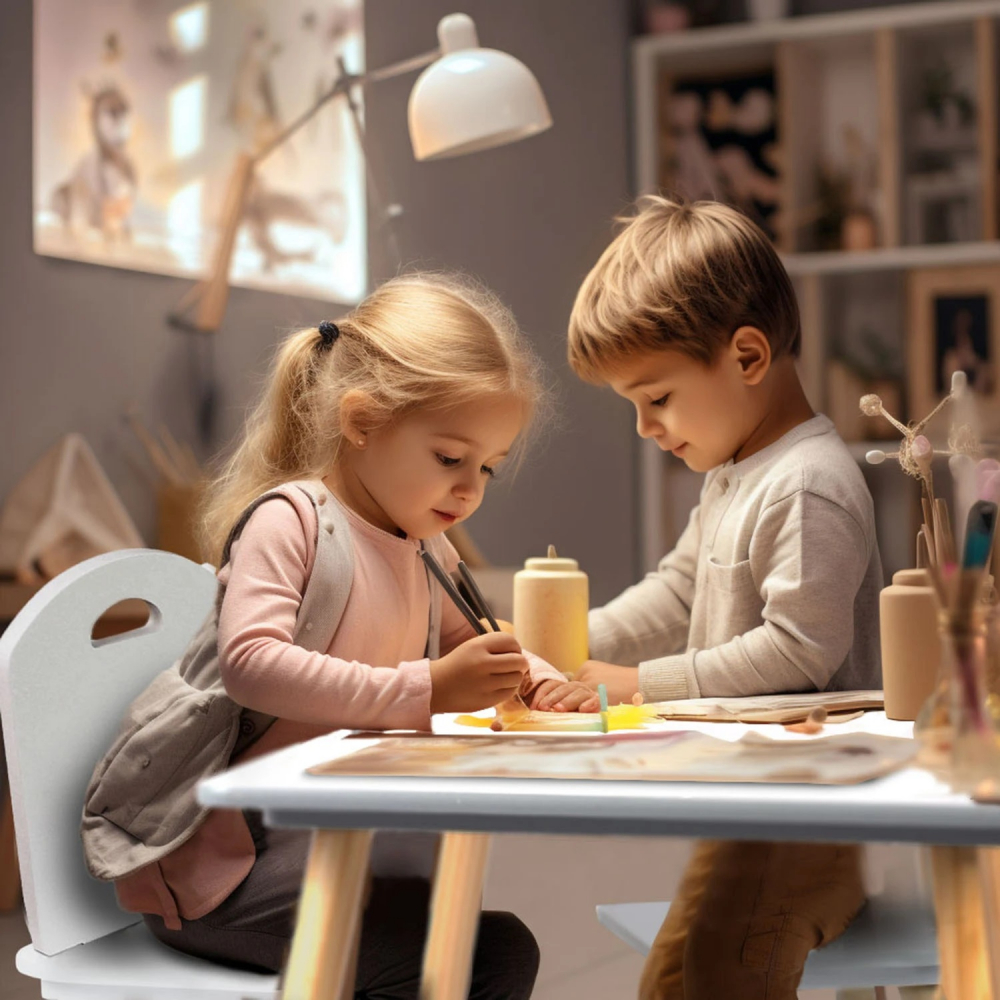Set Masa+Scaune Ricokids pentru Copii Sigur - imagine 7