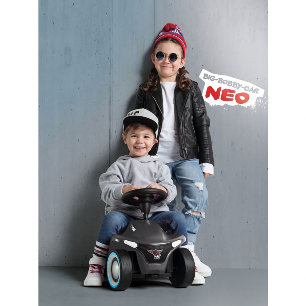 Masinuta Big Bobby Car Neo Anthrazit, Fara Pedale - imagine 6