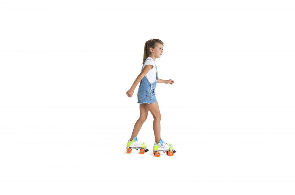 Patine Italtrike Mini Jet, reglabile 24-36, Verde