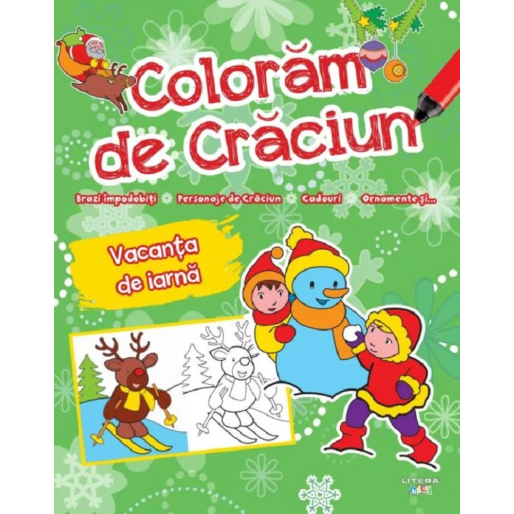 Coloram de Craciun Litera - Caiet de Colorat