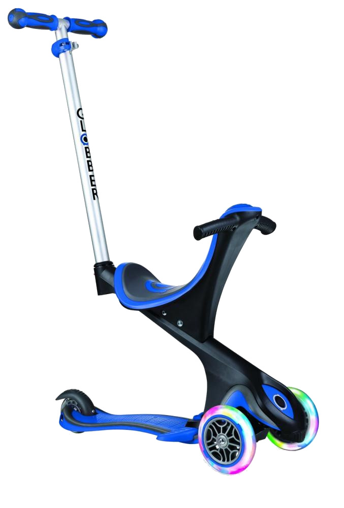 Trotineta Globber Evo 4in1 Albastră cu LED - imagine 7