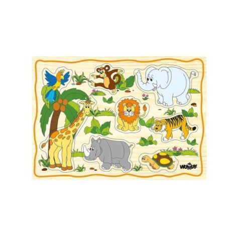 Puzzle Woodyland Animale Fermă Educativ - imagine 4