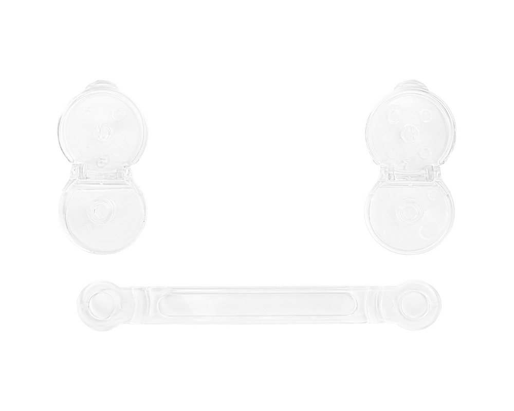 Siguranțe KikkaBoo Transparent - Set 2 bucăți - imagine 2