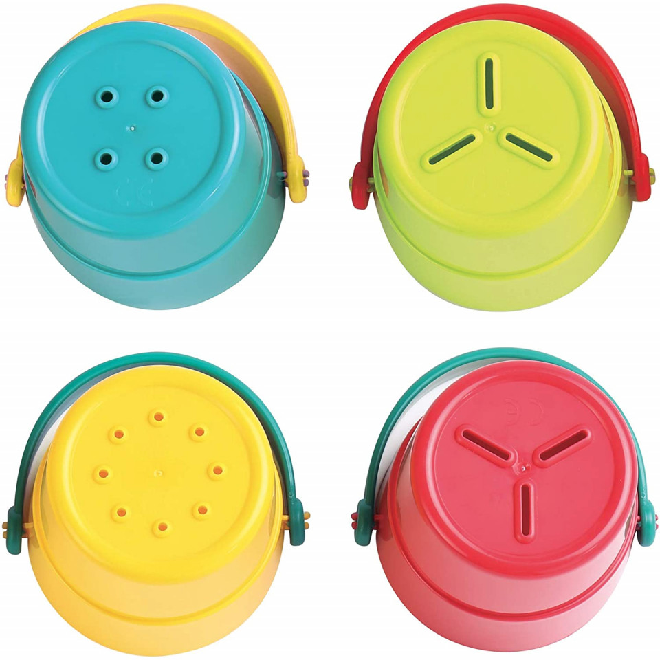 Set 4 cupe baie Ludi cu animale - imagine 3