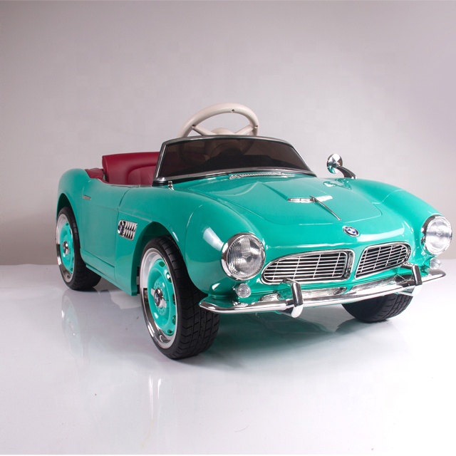 Masinuta Electrica BMW 507 Verde, 50W, Telecomanda - imagine 2