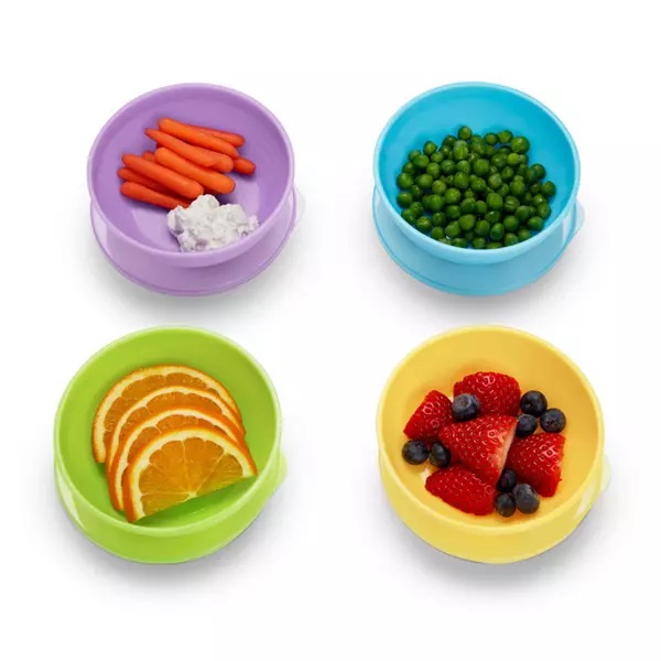 Set Masa Munchkin Love-A-Bowls 4 Boluri+Lingurițe - imagine 2