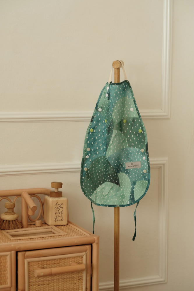 Baveta 2 in 1 Miniware Catch & Cover | Prickly Pear - imagine 5