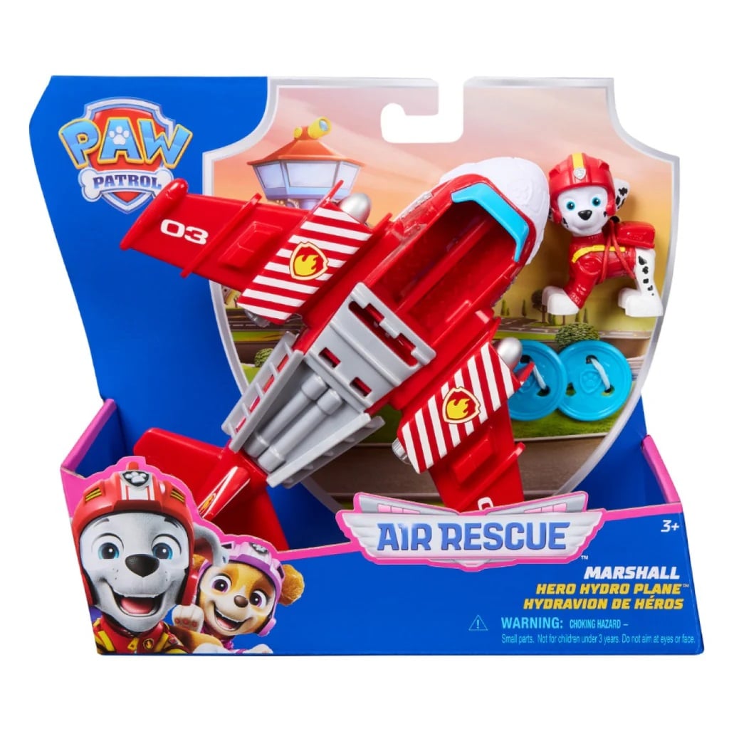 Avion Salvare Paw Patrol Marshall cu Figurina