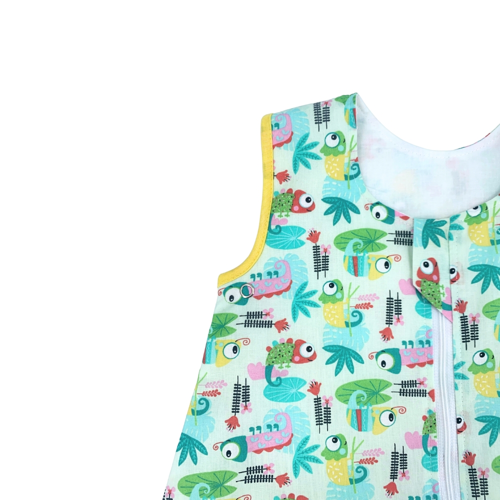 Sac de Dormit KidsDecor Tropical, Bumbac, 85 cm