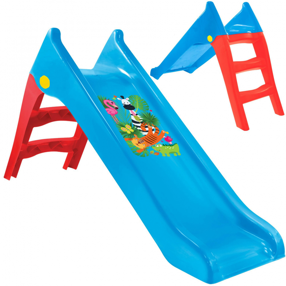 Tobogan Mochtoys Saffari Albastru pentru Exterior - imagine 3
