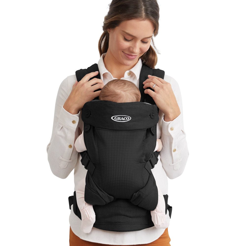 Sistem Purtare Graco Cradle Me 4 in 1, Onix Black - imagine 2