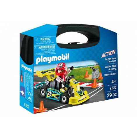 Playmobil - Set Portabil Masinuta de Curse