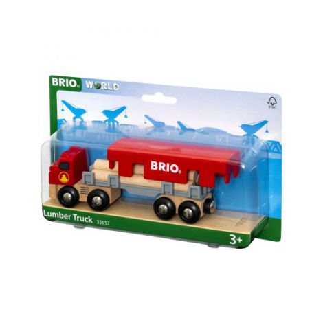Camion cu Cherestea Brio 33657 | Jucărie Lemn