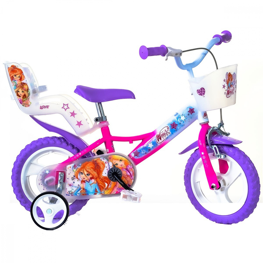 Winx Dino Bikes 12" | Bicicletă sigură copii - imagine 2