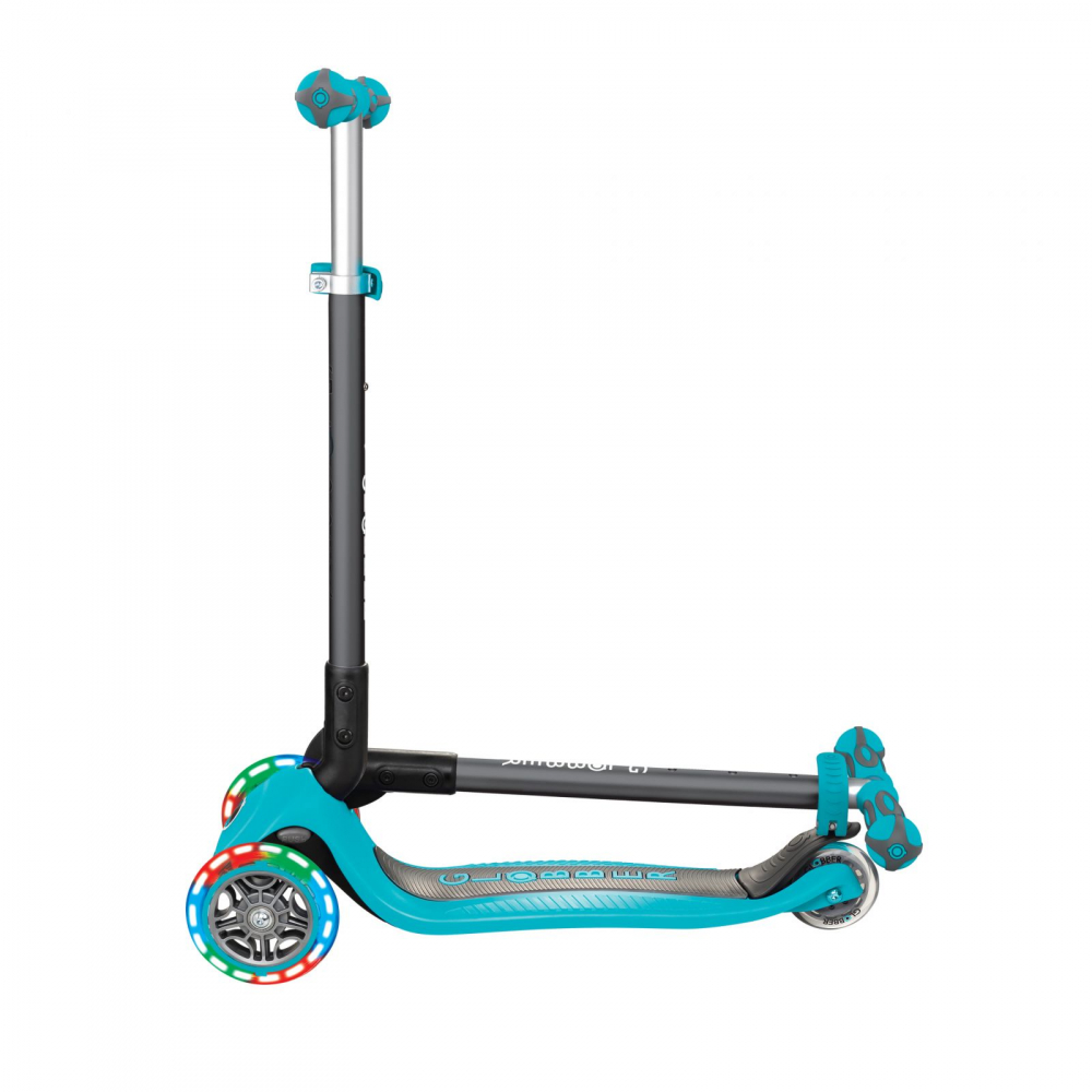 Globber Go-Up 4 in 1 Deluxe Lights Turquoise - imagine 4