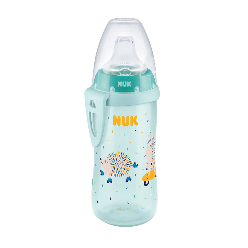 Cana Nuk Active 300 ml Verde, Adaptor Silicon - imagine 3