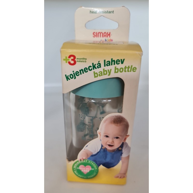 Biberon Simax 125 ml cu Tetină Silicon - imagine 2