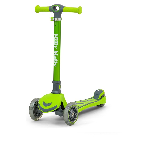 Trotineta Milly Mally Boogie Green cu LED - imagine 5