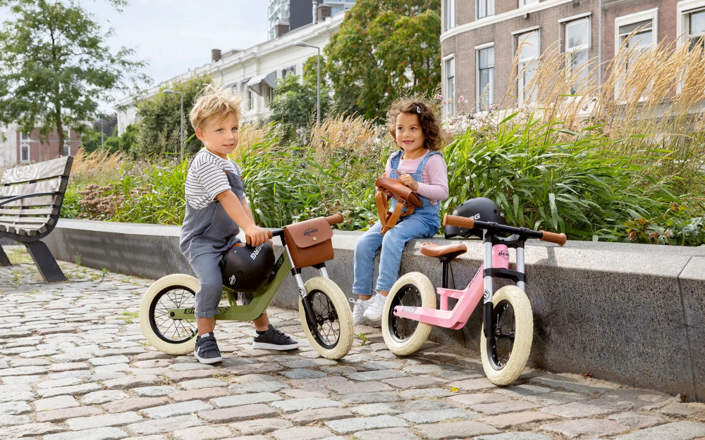 Berg Biky Retro Pink 12" Bicicleta Fara Pedale - imagine 6