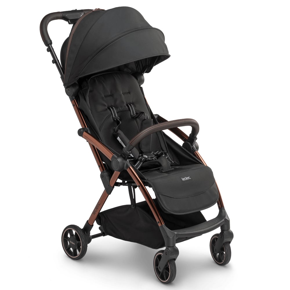 Carucior Leclerc Influencer Black Brown, Ultra-Ușor