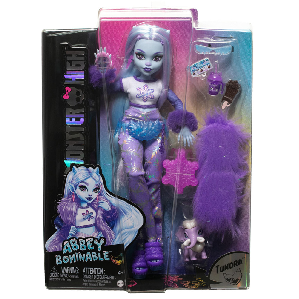 Papusa Monster High Abbey Bominable cu Accesorii