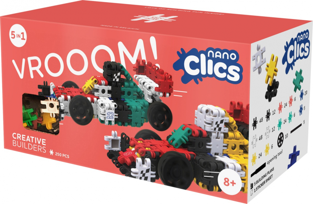 Nano Clics 250 piese Clicformers | Joc Construcție Creativ