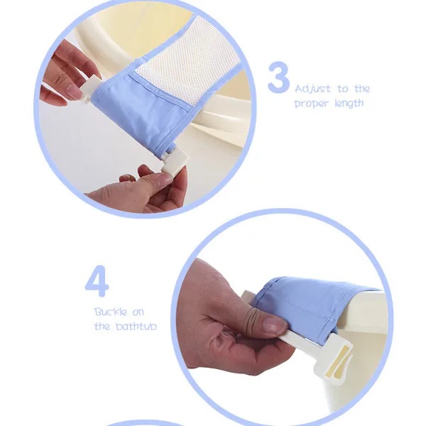 Hamac Cadita Little Mom Cute Bear Blue, Ergonomic - imagine 2