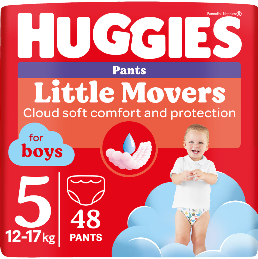 Scutece Huggies Pants Boy 5, 12-17 kg, 48 bucați - imagine 2
