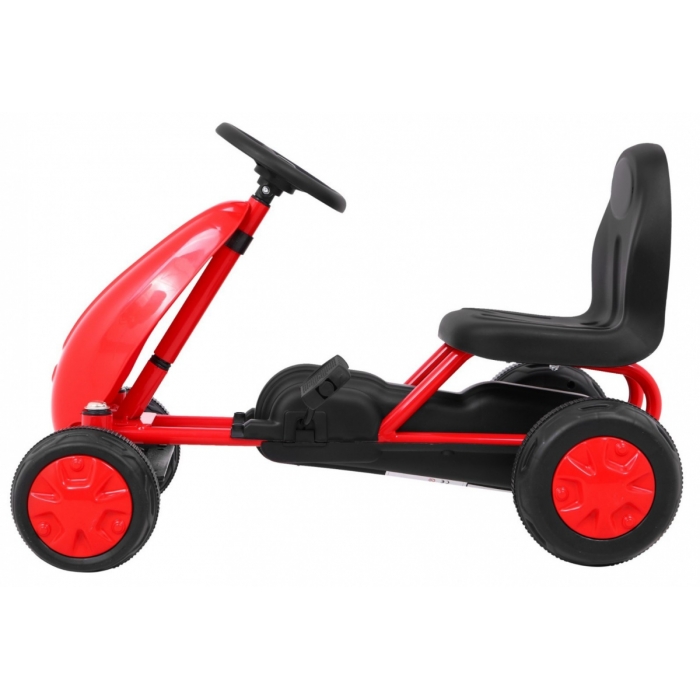 Kart Pedale Gokart Roșu | Aventură Sigură - imagine 2