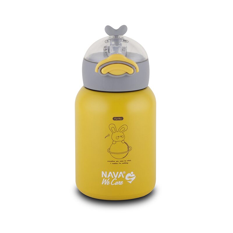 Sticla Termo Nava We Care 350ml Galben | Menține Temperatura - imagine 2