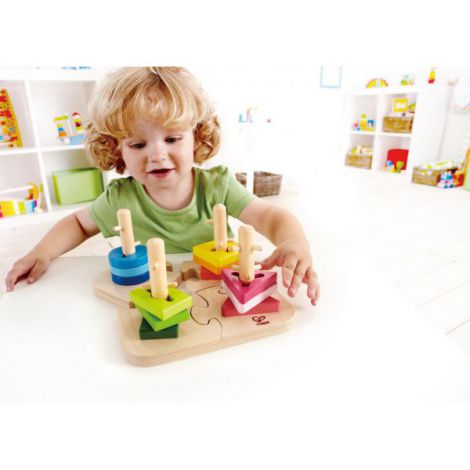 Hape Puzzle Creativ Lemn – Dezvoltă Imaginația - imagine 3