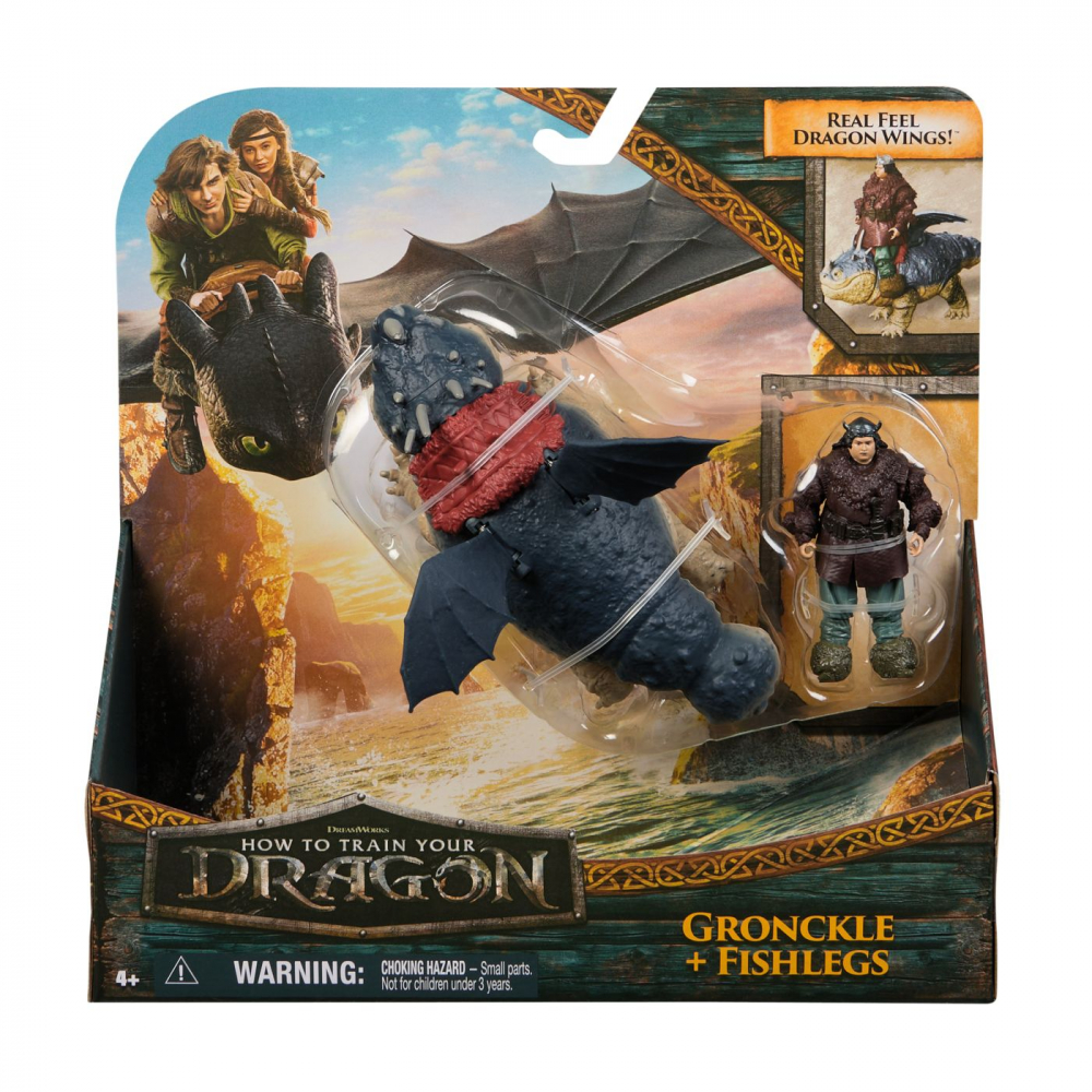 Spin Master: Set Gronckle & Fishlegs - Joc Dragon