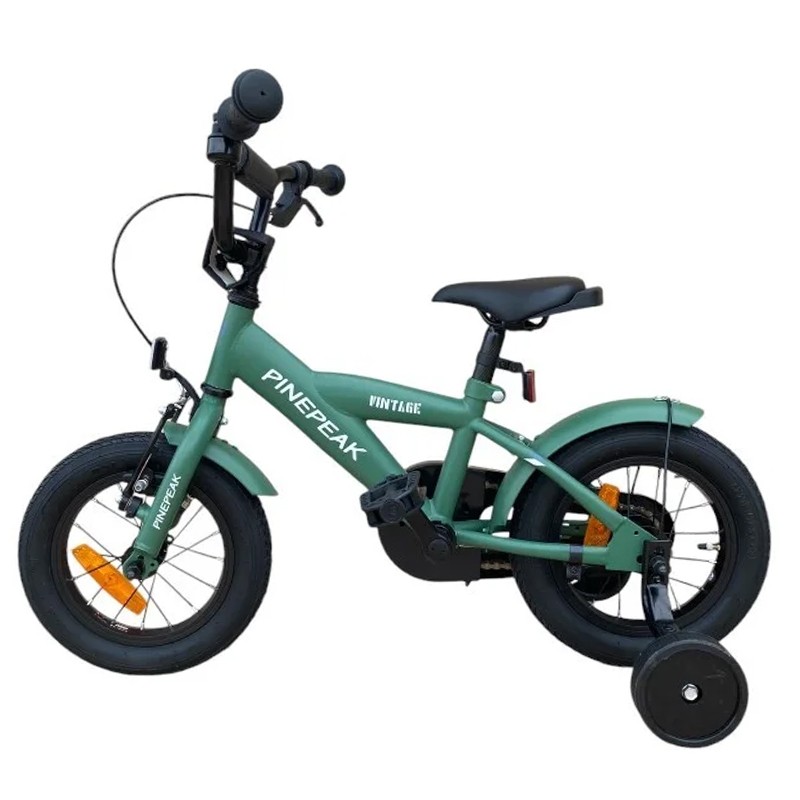 Procart Bicicleta Copii 12" Verde Cadru Oțel - imagine 7