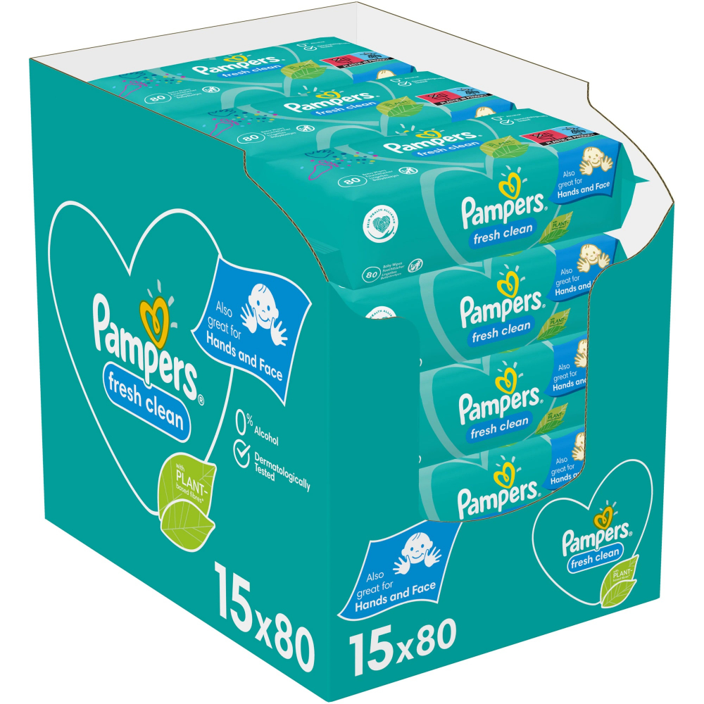 Servetele Pampers Fresh Clean, 1200 buc - imagine 10