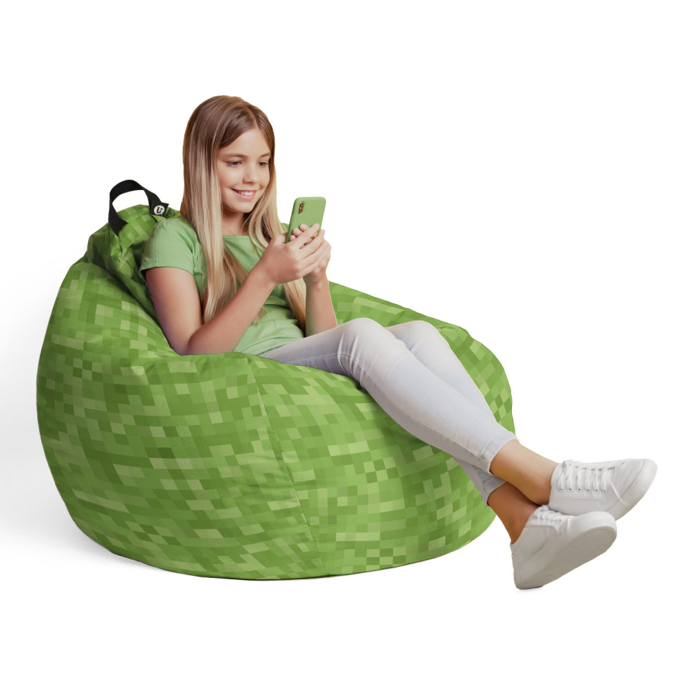 Husa Bean Bag Para Minecraft Creeper - Updeco - imagine 4