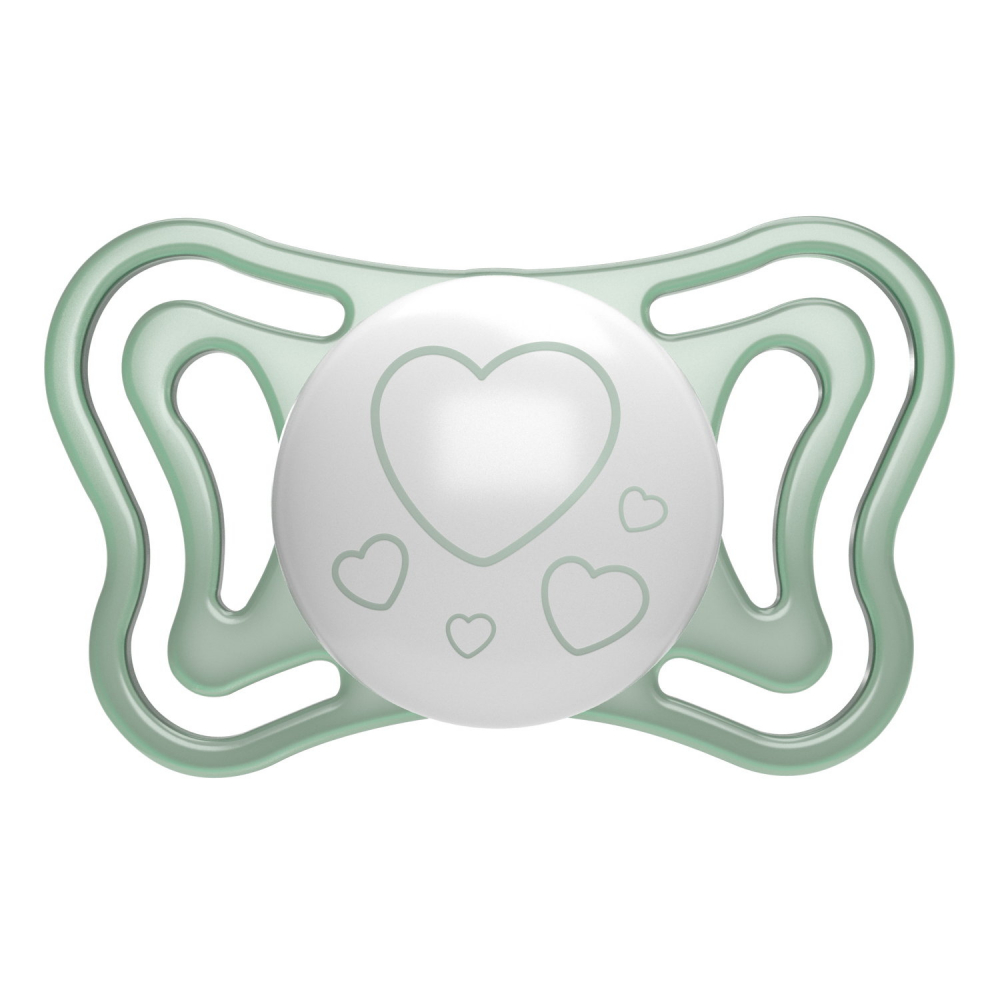 Suzete Chicco PhysioPhorma Light Glow, 2-6 luni - imagine 2