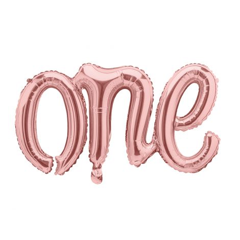 Balon Folie Rose Gold Party Deco 66x37cm