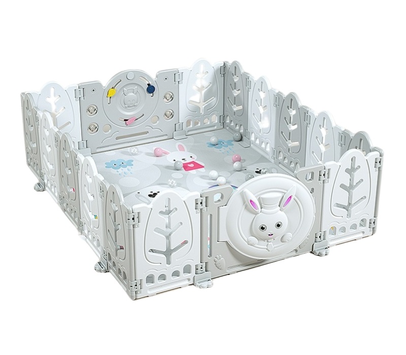 Gardulet joaca Nichiduta Garden Bunny Grey 200x155cm - imagine 5