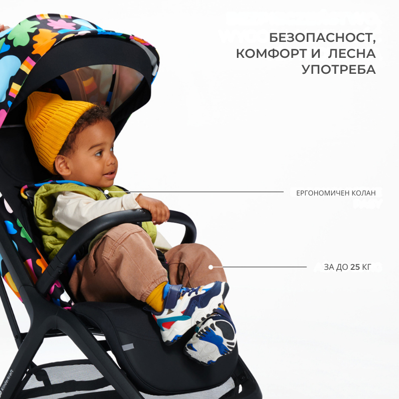 Kinderkraft Nubi 2 Carucior Pliabil Compact - imagine 3