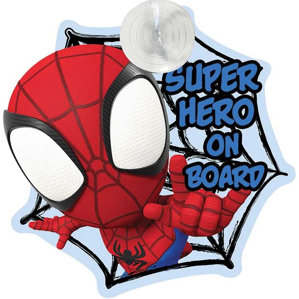 Semn Avertizare Baby on Board Spiderman TataWay