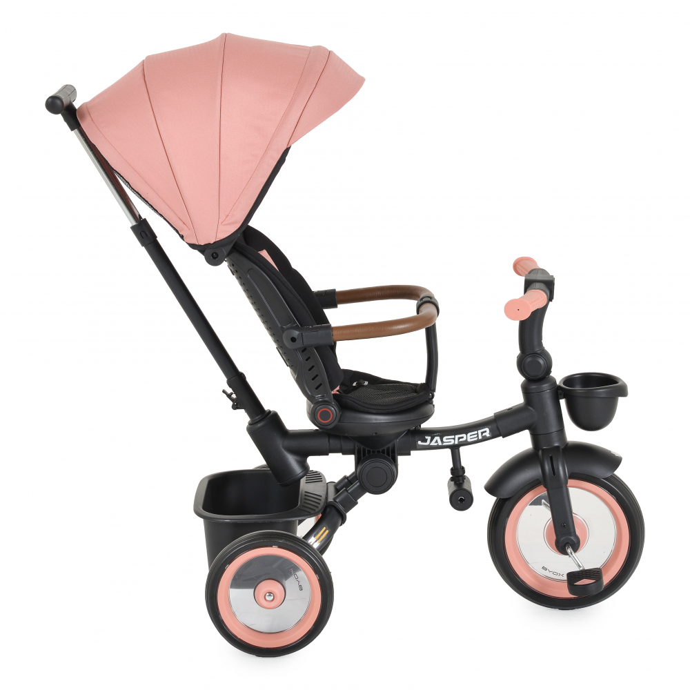 Tricicleta Byox Jasper Pink cu Maner Parental - imagine 7
