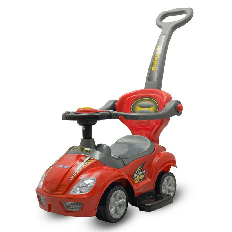 Baby Mix Mega Car 3-în-1 | Masinuta Impins 12-36luni