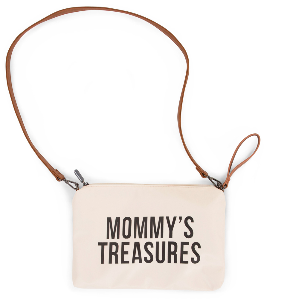 Childhome Mommy Clutch Alb | Geantă Practică 33x23 cm