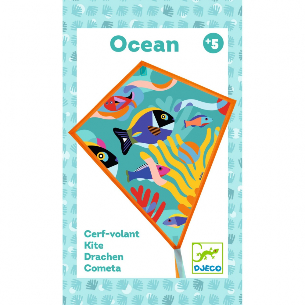 Zmeu Ocean Djeco - Distracție Colorată în Zilele cu Vânt
