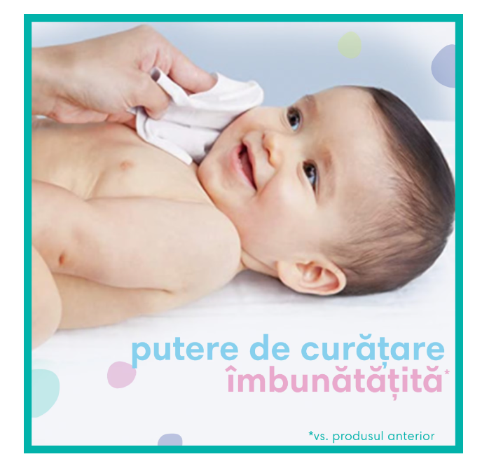 Pampers Fresh Clean 4x52 Servetele Umede Delicate - imagine 8