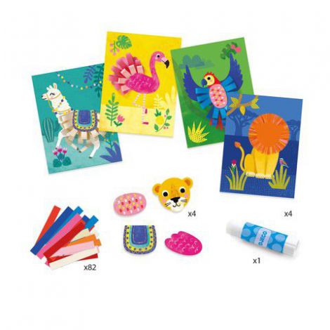 Djeco Animale cu Bucle - Atelier Creativ 3-6 Ani - imagine 2