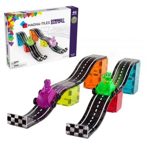 MAGNA-TILES Downhill Duo 40 piese - Curse Magnetice - imagine 2